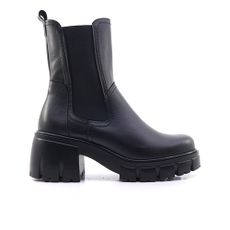 Γυναικεία Μποτάκια LadyShoes 2524 Μαύρο Δέρμα image