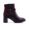 Γυναικεία Mποτάκια Tamaris 25363 Μπορντο Δέρμα