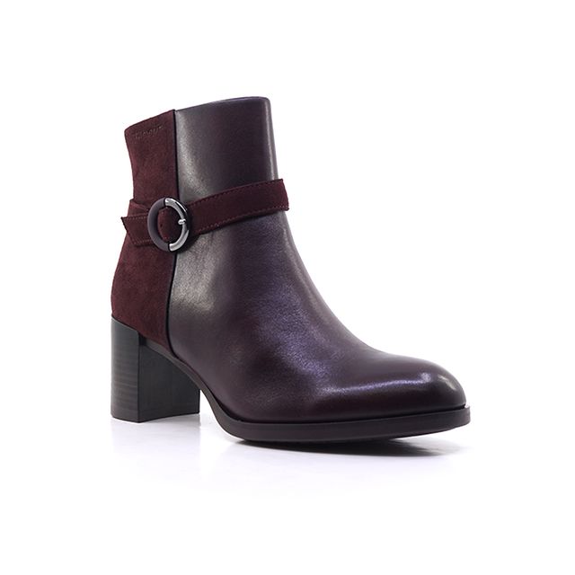 Γυναικεία Mποτάκια Tamaris 25363 Μπορντο Δέρμα image - 1