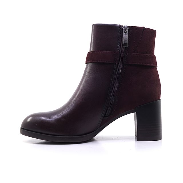 Γυναικεία Mποτάκια Tamaris 25363 Μπορντο Δέρμα image - 2