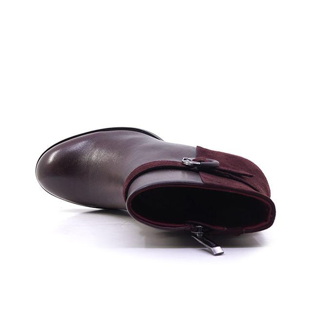 Γυναικεία Mποτάκια Tamaris 25363 Μπορντο Δέρμα image - 3