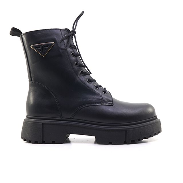 Γυναικεία Μποτάκια LadyShoes 2500 Μαύρο Δέρμα main image