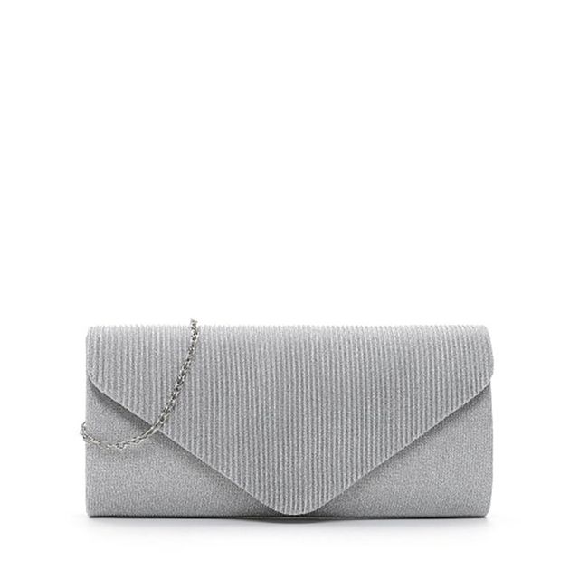 Γυναικεία Τσάντα Clutch Tamaris 33803.830 Ασημί Ύφασμα main image