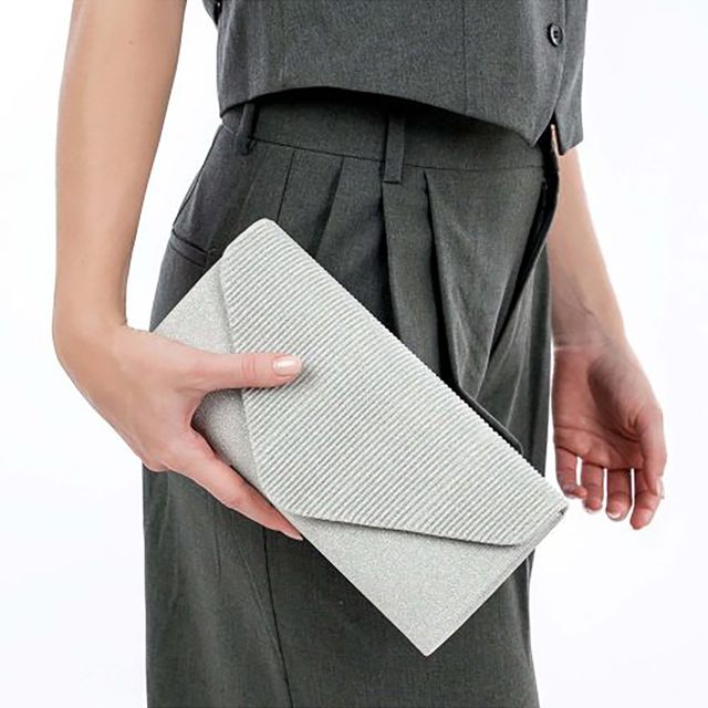 Γυναικεία Τσάντα Clutch Tamaris 33803.830 Ασημί Ύφασμα image - 2