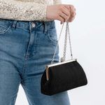 Γυναικεία Τσάντα Clutch Tamaris 32816.100 Μαύρο 'Υφασμα image - 2