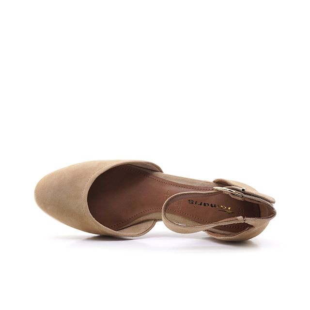 Γυναικείες Πλατφόρμες Tamaris 22309 Μπεζ Δέρμα image - 3