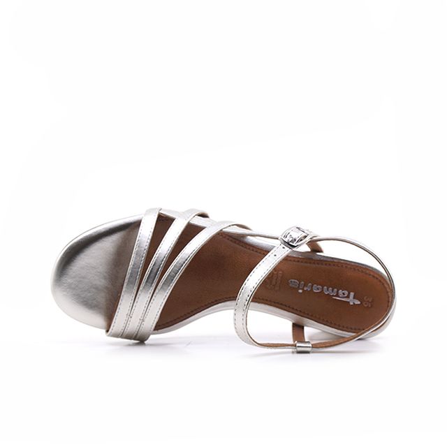 Γυναικεία Πέδιλα Tamaris 28350 Ασημί EcoLeather image - 3