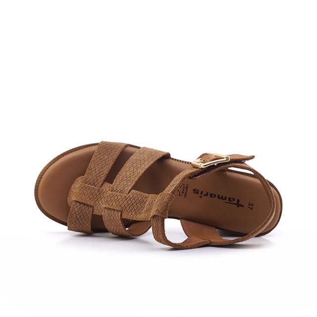 Γυναικεία Πέδιλα Tamaris 28302 Καφέ Δέρμα image - 3