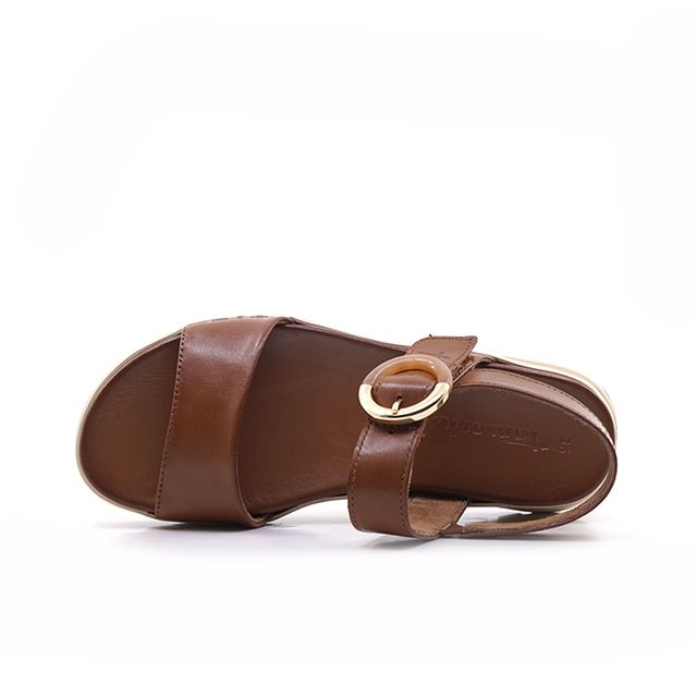 Γυναικείες Πλατφόρμες Tamaris 28254 Κονιάκ Δέρμα image - 3