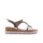 Γυναικείες Πλατφόρμες Tamaris 28714 Μπρονζε EcoLeather image - 0