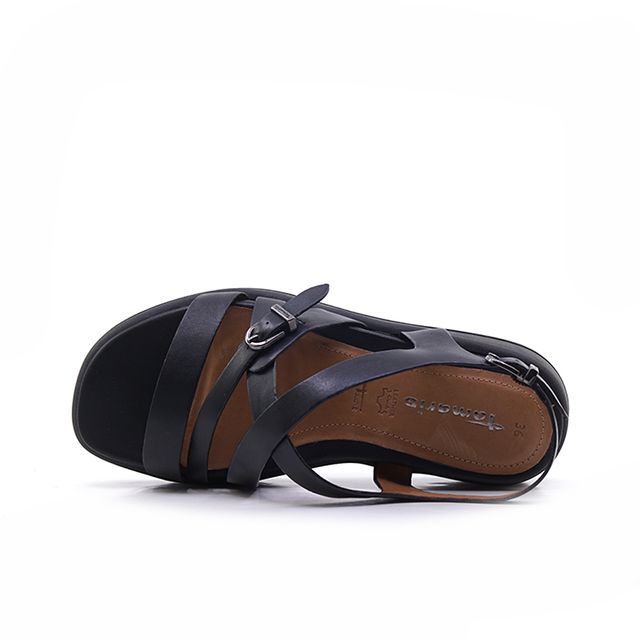 Γυναικείες Πλατφόρμες Tamaris 28365 Μαύρο Δέρμα image - 3