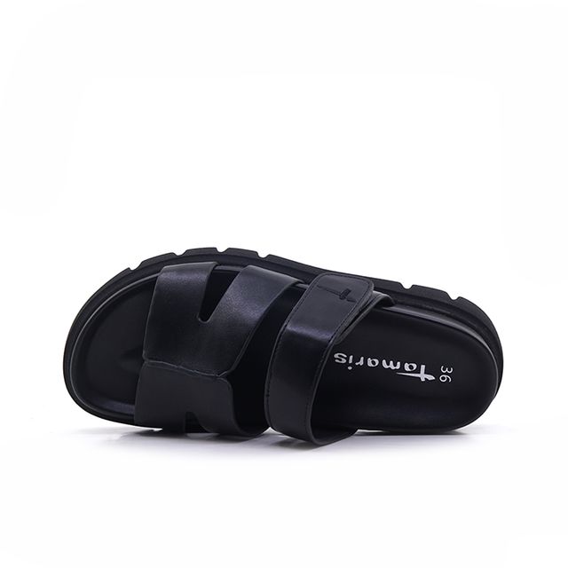 Γυναικείες Σαγιονάρες Tamaris 27412 Μαύρο EcoLeather image - 3