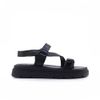 Γυναικεία Πέδιλα LadyShoes 551 Μαύρο Δέρμα