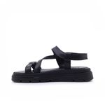 Γυναικεία Πέδιλα LadyShoes 551 Μαύρο Δέρμα image - 2