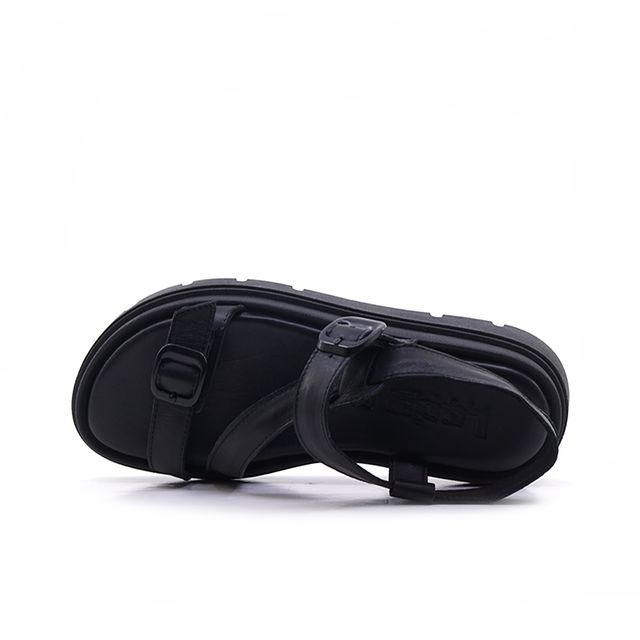 Γυναικεία Πέδιλα LadyShoes 551 Μαύρο Δέρμα image - 3