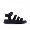 Γυναικεία Πέδιλα LadyShoes 555 Μαύρο Δέρμα