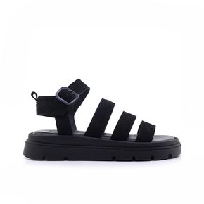 Γυναικεία Πέδιλα LadyShoes 555 Μαύρο Δέρμα image