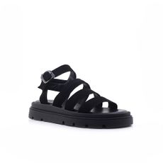 Γυναικεία Πέδιλα LadyShoes 555 Μαύρο Δέρμα image 2