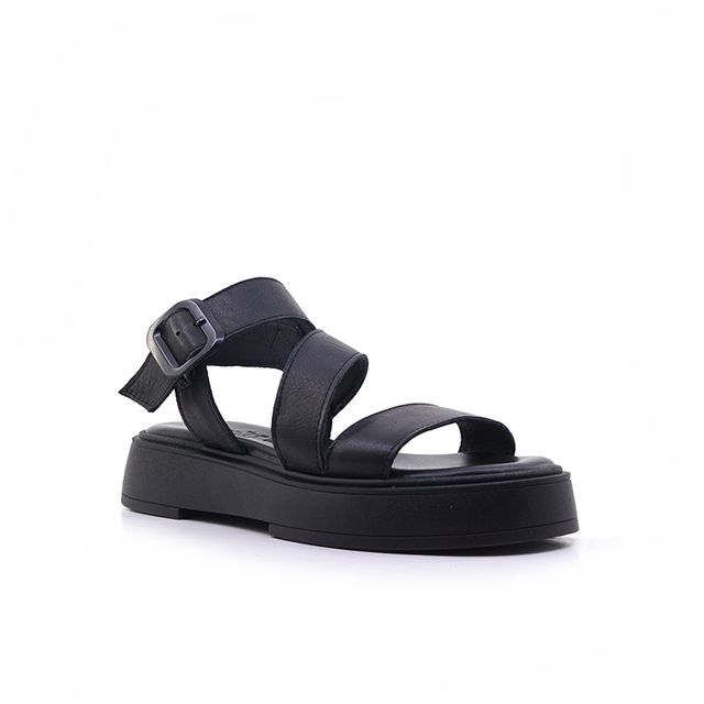 Γυναικεία Πέδιλα LadyShoes 728 Μαύρο Δέρμα image - 1