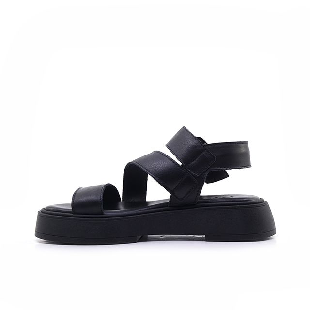 Γυναικεία Πέδιλα LadyShoes 728 Μαύρο Δέρμα image - 2