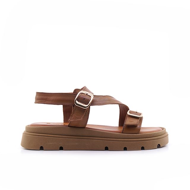 Γυναικεία Πέδιλα LadyShoes 551 Ταμπά Δέρμα main image