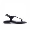 Γυναικεία Πέδιλα LadyShoes 114 Μαύρο Δέρμα