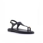 Γυναικεία Πέδιλα LadyShoes 114 Μαύρο Δέρμα image - 1