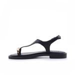 Γυναικεία Πέδιλα LadyShoes 114 Μαύρο Δέρμα image - 2