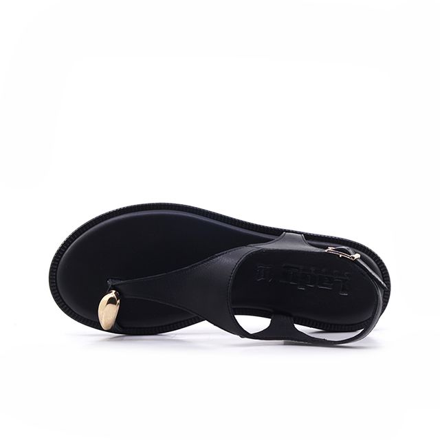 Γυναικεία Πέδιλα LadyShoes 114 Μαύρο Δέρμα image - 3