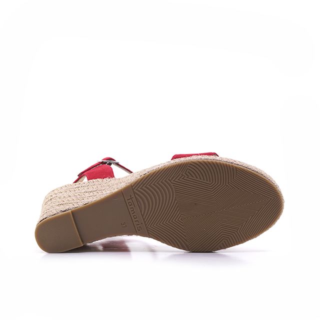 Γυναικείες Πλατφόρμες Tamaris 28300 Κόκκινο Ύφασμα image - 4