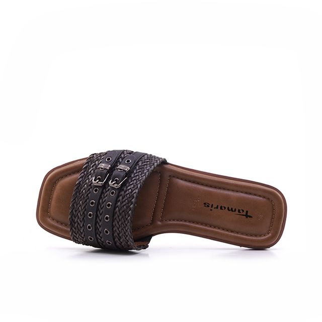 Γυναικείες Σαγιονάρες Tamaris 27134 Καφέ EcoLeather image - 3