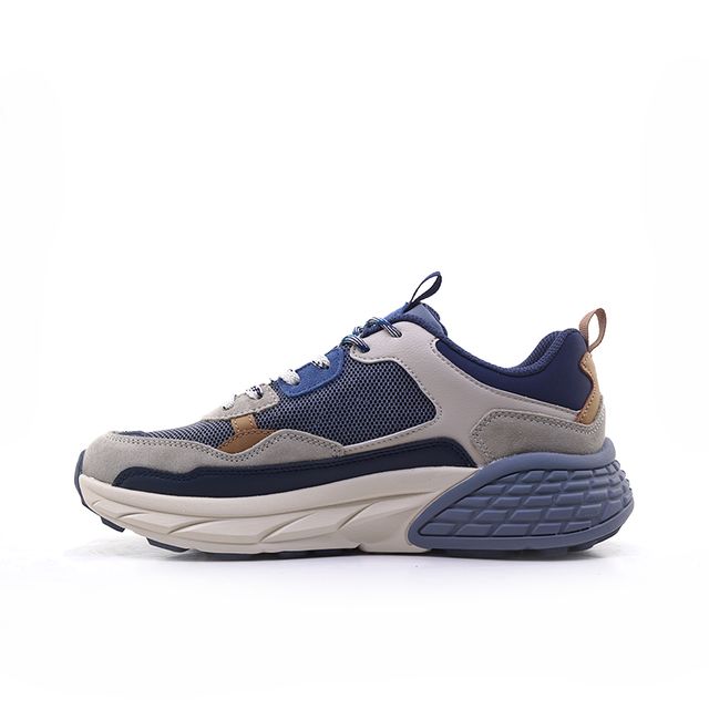 Ανδρικά Sneakers Jeep JM61004Α Μπλε Δέρμα image - 2