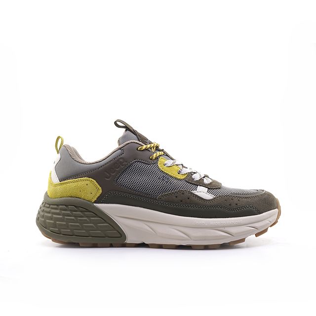 Ανδρικά Sneakers Jeep JM61004Α Χακί Δέρμα main image