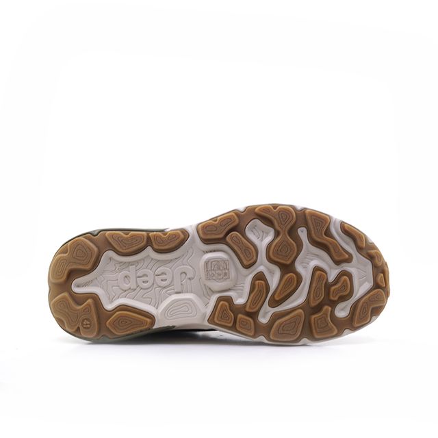 Ανδρικά Sneakers Jeep JM61004Α Χακί Δέρμα image - 4