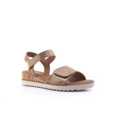 Γυναικείες Πλατφόρμες Tamaris 28118  Μπρονζέ Ύφασμα image 2