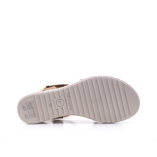 Γυναικείες Πλατφόρμες Tamaris 28118  Μπρονζέ Ύφασμα image - 4