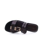 Γυναικείες Σαγιονάρες Tamaris 27120 Καφέ EcoLeather image - 3