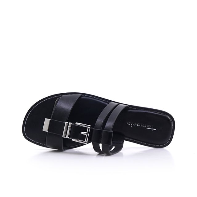 Γυναικείες Σαγιονάρες Tamaris 27120 Μαύρο EcoLeather image - 4