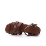 Γυναικεία Πέδιλα Oh! my sandals 5937 Ταμπά Δέρμα image - 3
