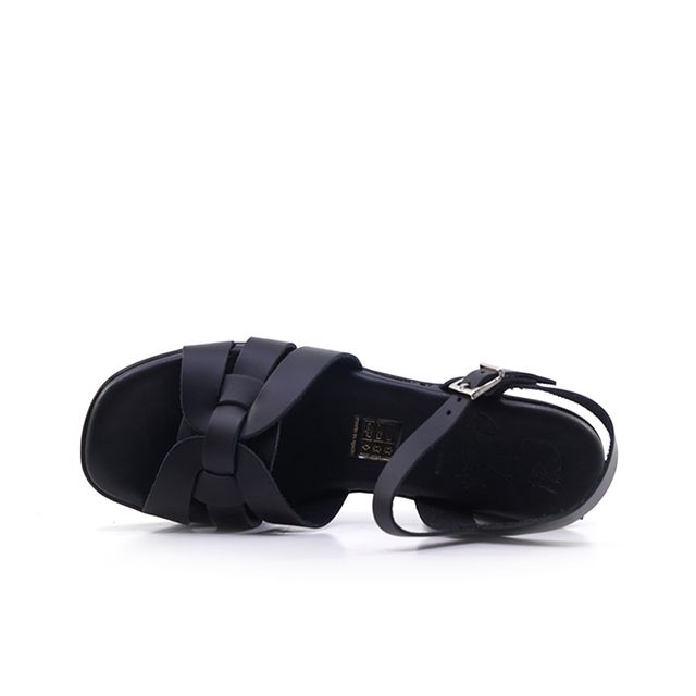 Γυναικεία Πέδιλα Oh! my sandals 5937 Μαύρο Δέρμα image - 3