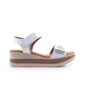 Γυναικείες Πλατφόρμες Oh! my sandals 5972 Λευκό Δέρμα image