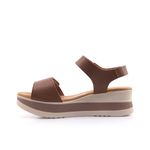 Γυναικείες Πλατφόρμες Oh! my sandals 5972 Ταμπά Δέρμα image - 2