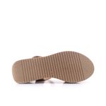 Γυναικείες Πλατφόρμες Oh! my sandals 5942 Μπεζ Δέρμα image - 4