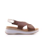 Γυναικείες Πλατφόρμες Oh! my sandals 5943 Ταμπά Δέρμα image - 0