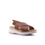 Γυναικείες Πλατφόρμες Oh! my sandals 5943 Ταμπά Δέρμα image - 1