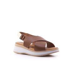 Γυναικείες Πλατφόρμες Oh! my sandals 5943 Ταμπά Δέρμα image 2