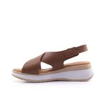 Γυναικείες Πλατφόρμες Oh! my sandals 5943 Ταμπά Δέρμα image - 2