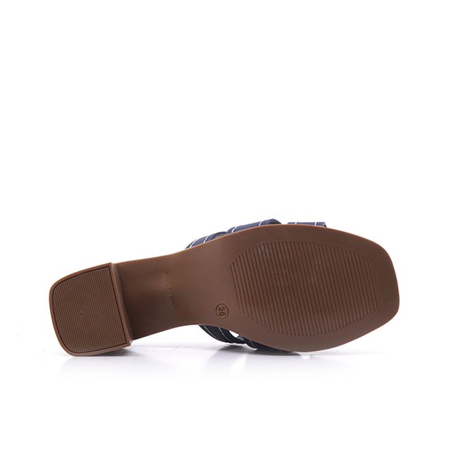 Γυναικεία Mule Oh! my sandals 5902 Μπλε Δέρμα image - 4