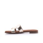 Γυναικεία Mule Oh! my sandals 5810 Χρυσό Δέρμα image - 2
