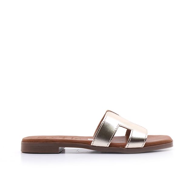 Γυναικεία Mule Oh! my sandals 5810 Χρυσό Δέρμα main image